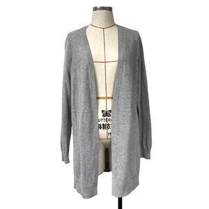 Abercrombie Fitch Womens Size M Grey Open Front Cardigan